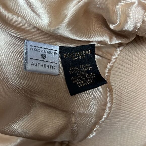 Rocawear Vintage metallic gold faux leather jacket - Picture 7 of 9